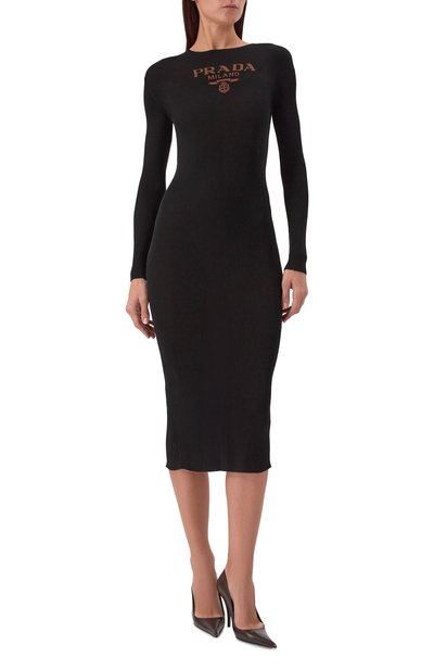 Шелковое платье PRADA, арт. 23964/11MY, фото 3