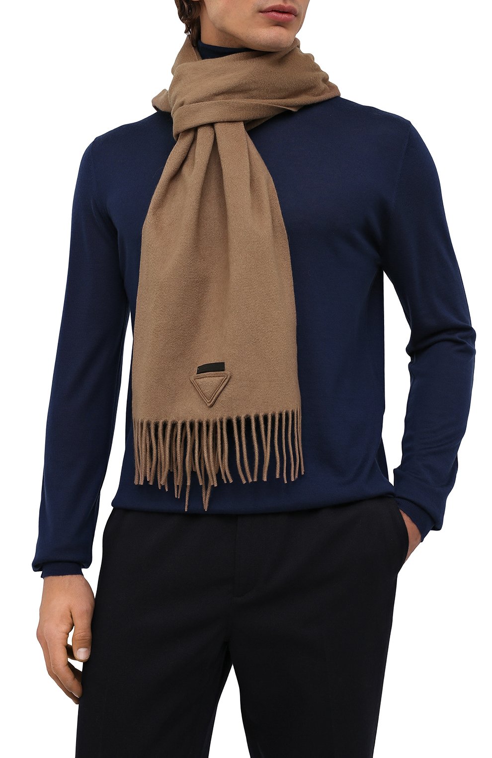 Кашемировый шарф PRADA, арт. 1FS005-1YLF-F0040, фото 3