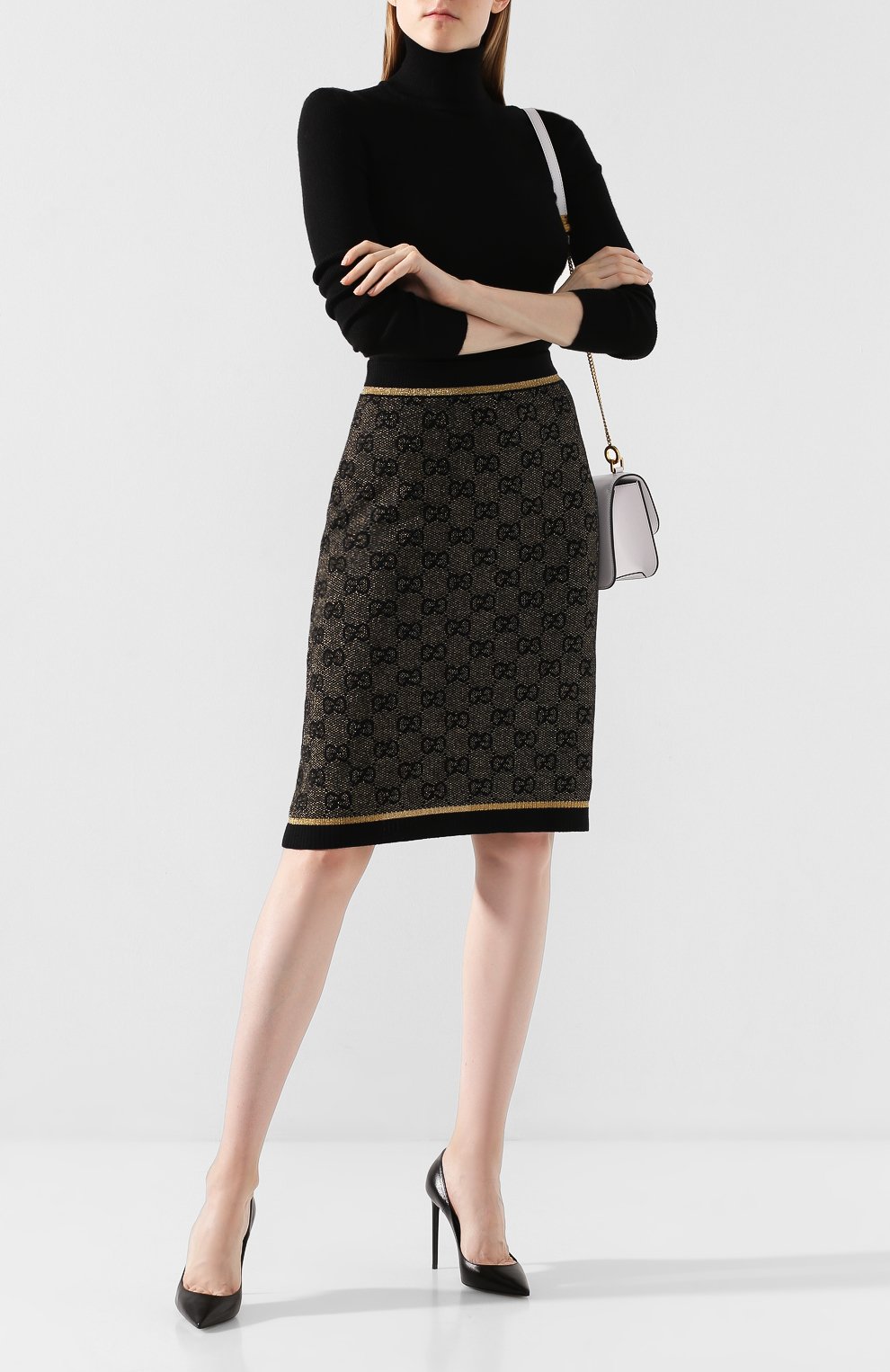 Шерстяная юбка GUCCI, арт. 579788/XKARJ, фото 2