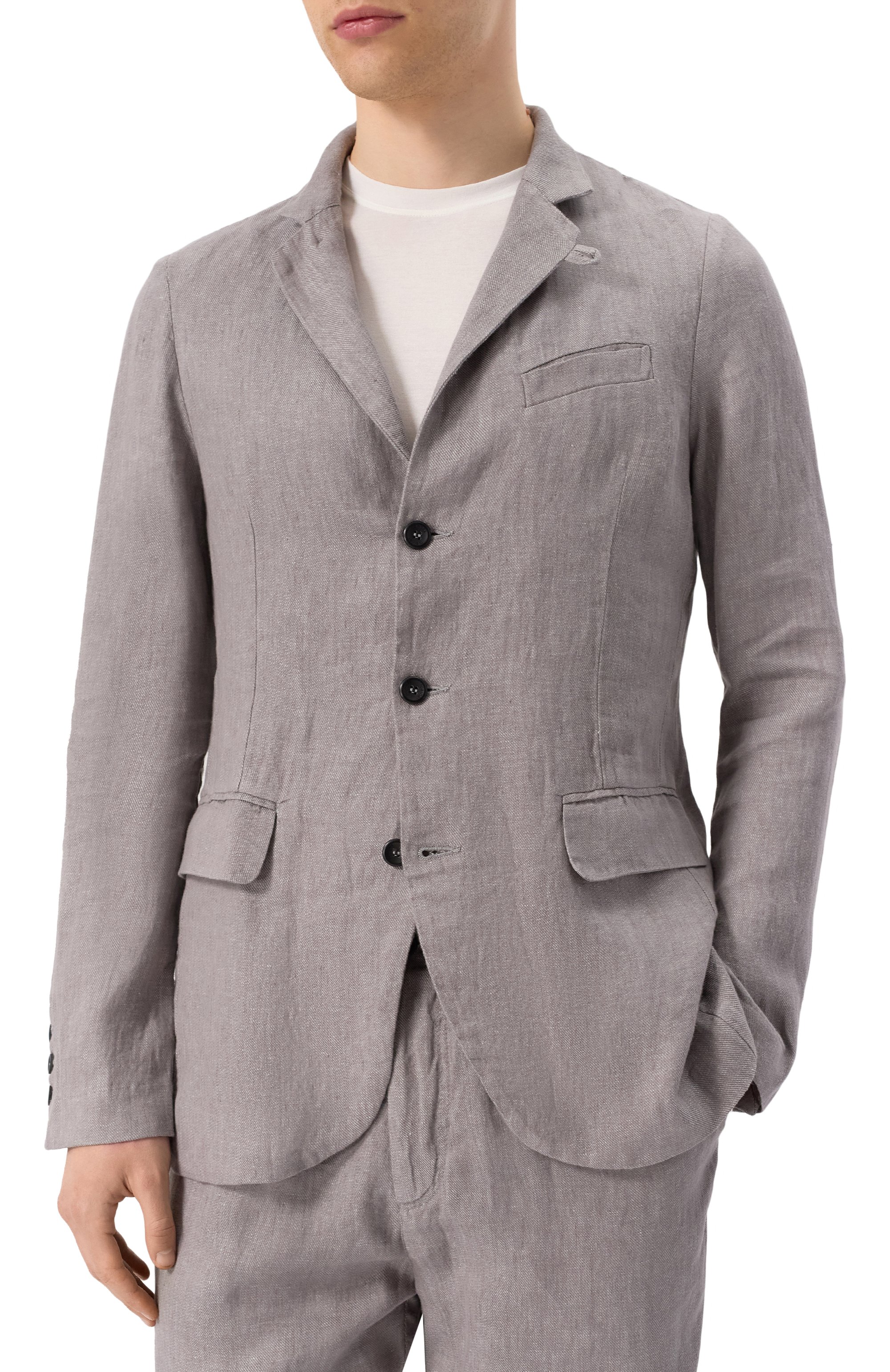 Льняной пиджак HANNES ROETHER, арт. SCHU32MANN.6048/, фото 4