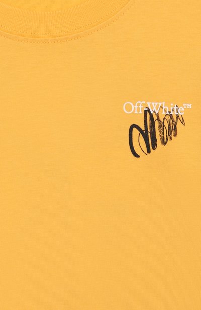 Хлопковая футболка OFF-WHITE, арт. 0BAA002S25JER00A/4-12, фото 3