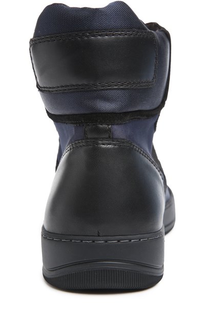 Высокие кеды с кожаной отделкой LANVIN, арт. FM-SKVBHT-RAS0-P15, фото 3