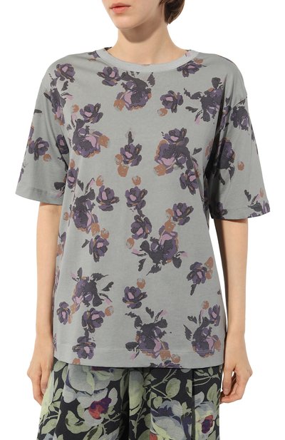 Хлопковая футболка DRIES VAN NOTEN, арт. 232-011150-7639, фото 3