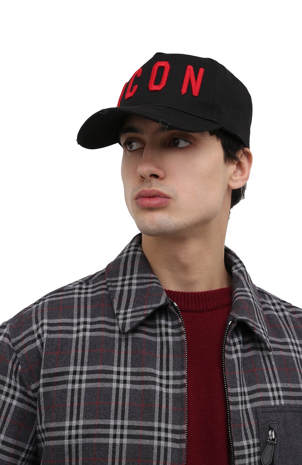 Хлопковая бейсболка DSQUARED2, арт. BCM4001 05C00001, фото 2