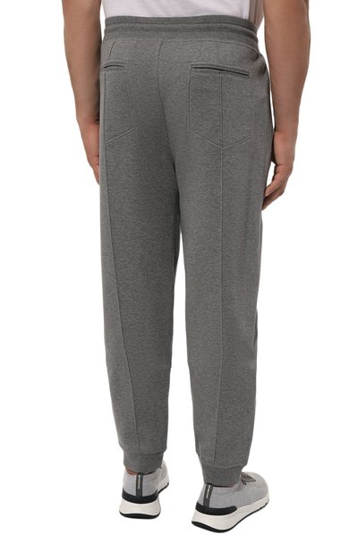 Джоггеры из хлопка и кашемира BRUNELLO CUCINELLI, арт. MM831B2332, фото 4