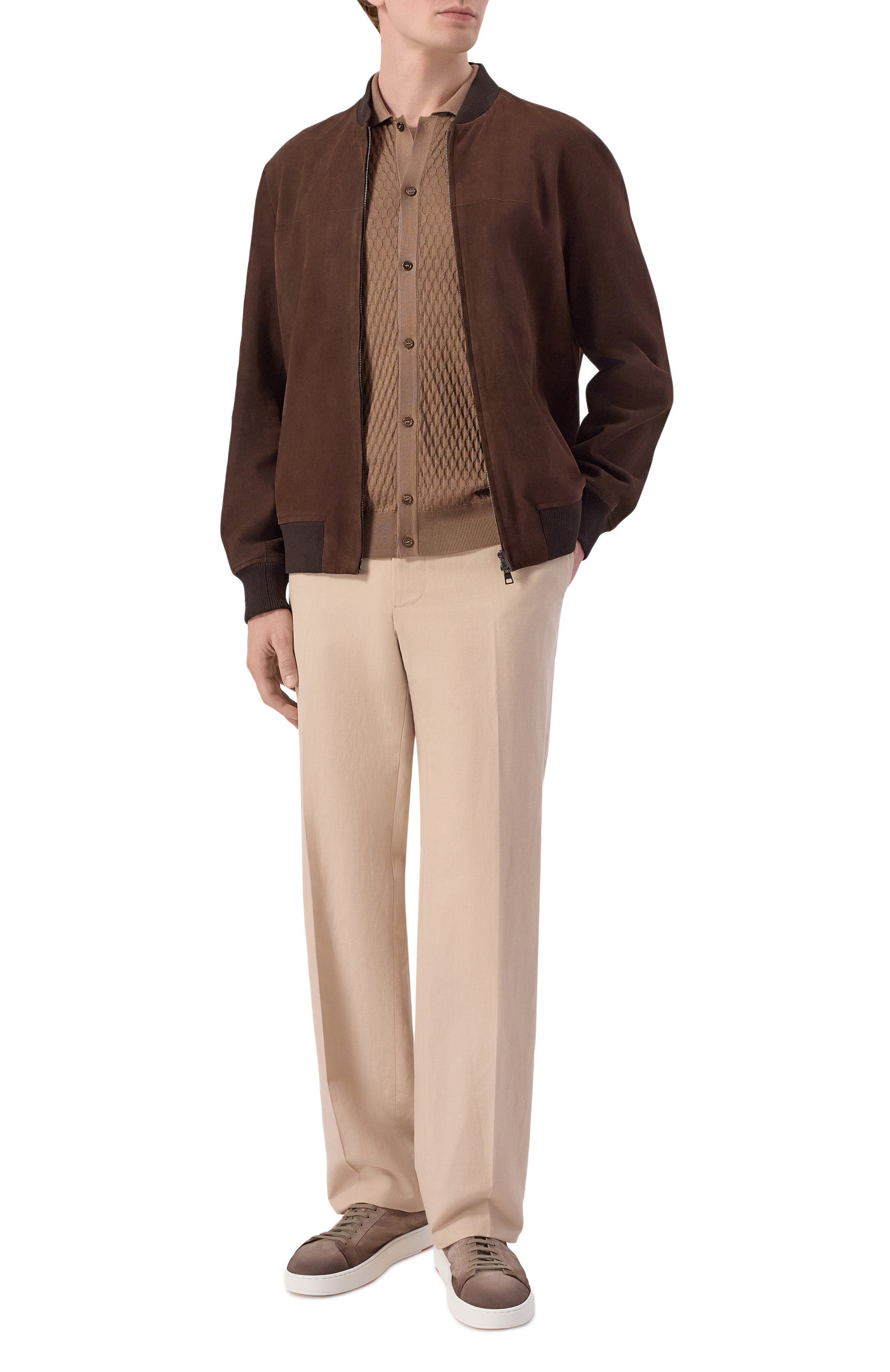 Шелковая рубашка MVST темно-бежевого цвета по цене 119500 руб., арт. M26.CSM.K427/QUEEN-SILK, фото 2 Шелковая рубашка MVST, арт. M26.CSM.K427/QUEEN-SILK, фото 2