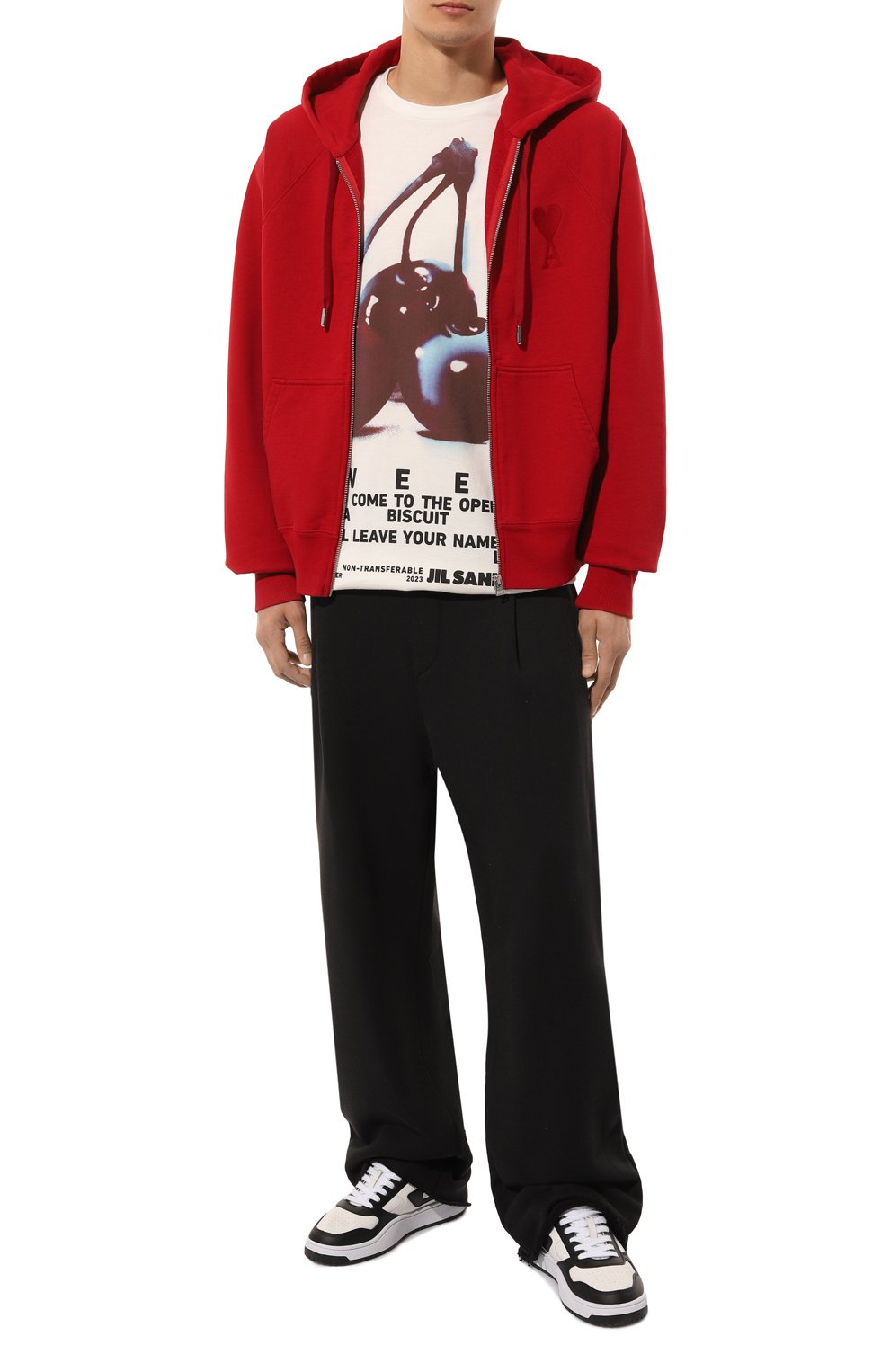 Хлопковая толстовка AMI, арт. USW402/747, фото 2