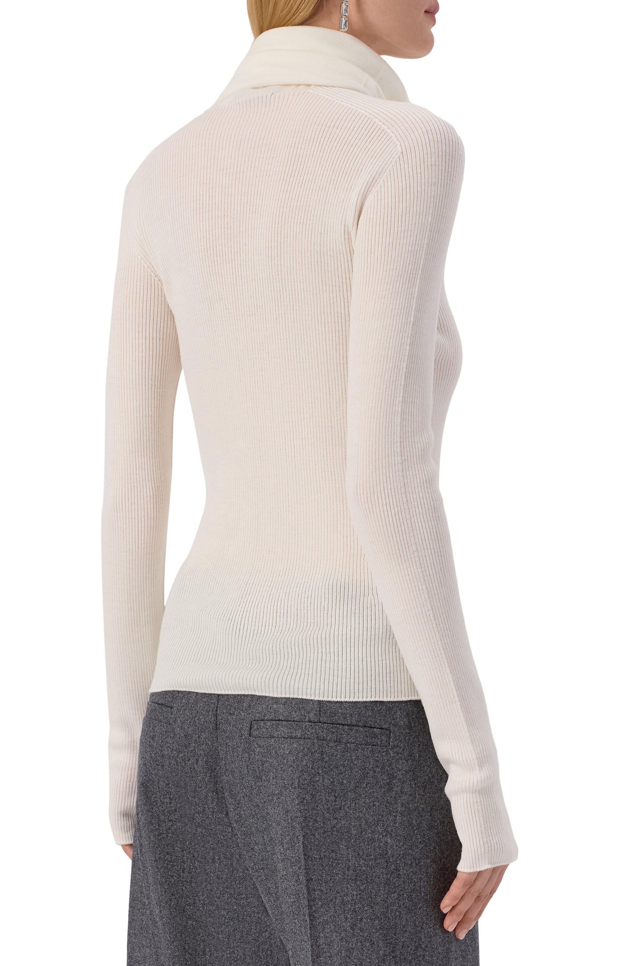 Шерстяная водолазка D.EXTERIOR, арт. 61419, фото 4