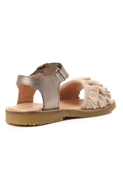 Кожаные босоножки PETIT NORD бежевого цвета по цене 10800 руб., арт. 2594/23-27, фото 3 Кожаные босоножки PETIT NORD, арт. 2594/23-27, фото 3