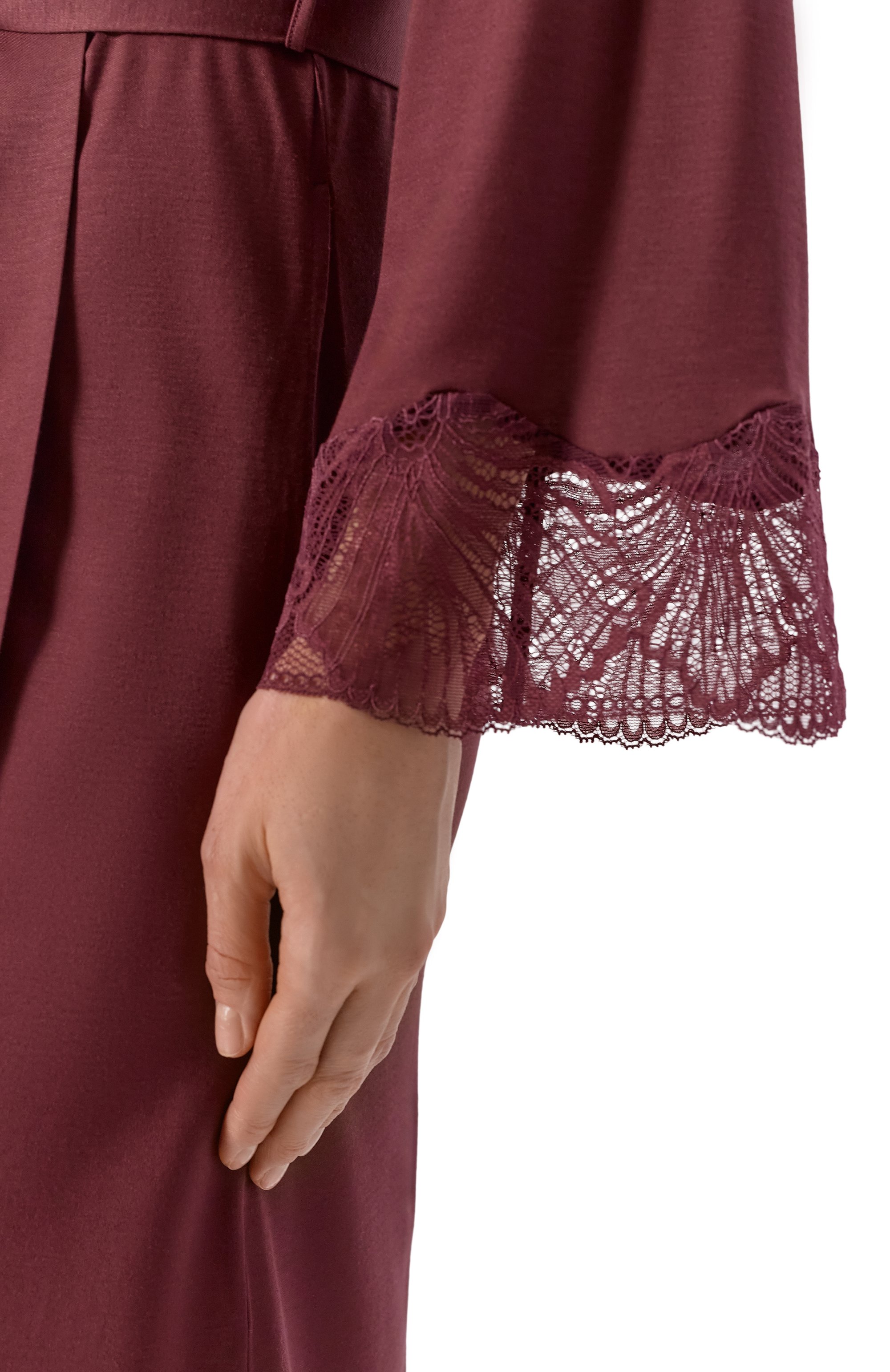 Халат HANRO коричневого цвета по цене 39560 руб., арт. 074782, фото 4 Халат HANRO, арт. 074782, фото 4