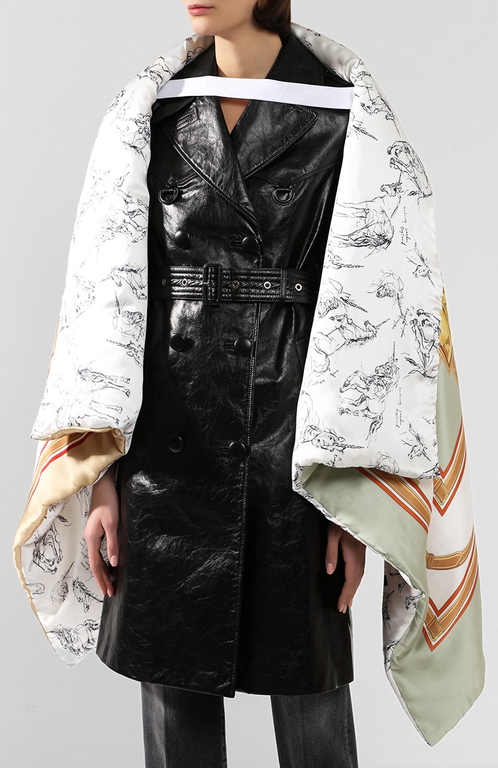 Шелковая накидка BURBERRY, арт. 8016964, фото 3