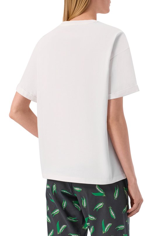 Хлопковая футболка YANINA T-3179A Белый  T-3179A Фото 4