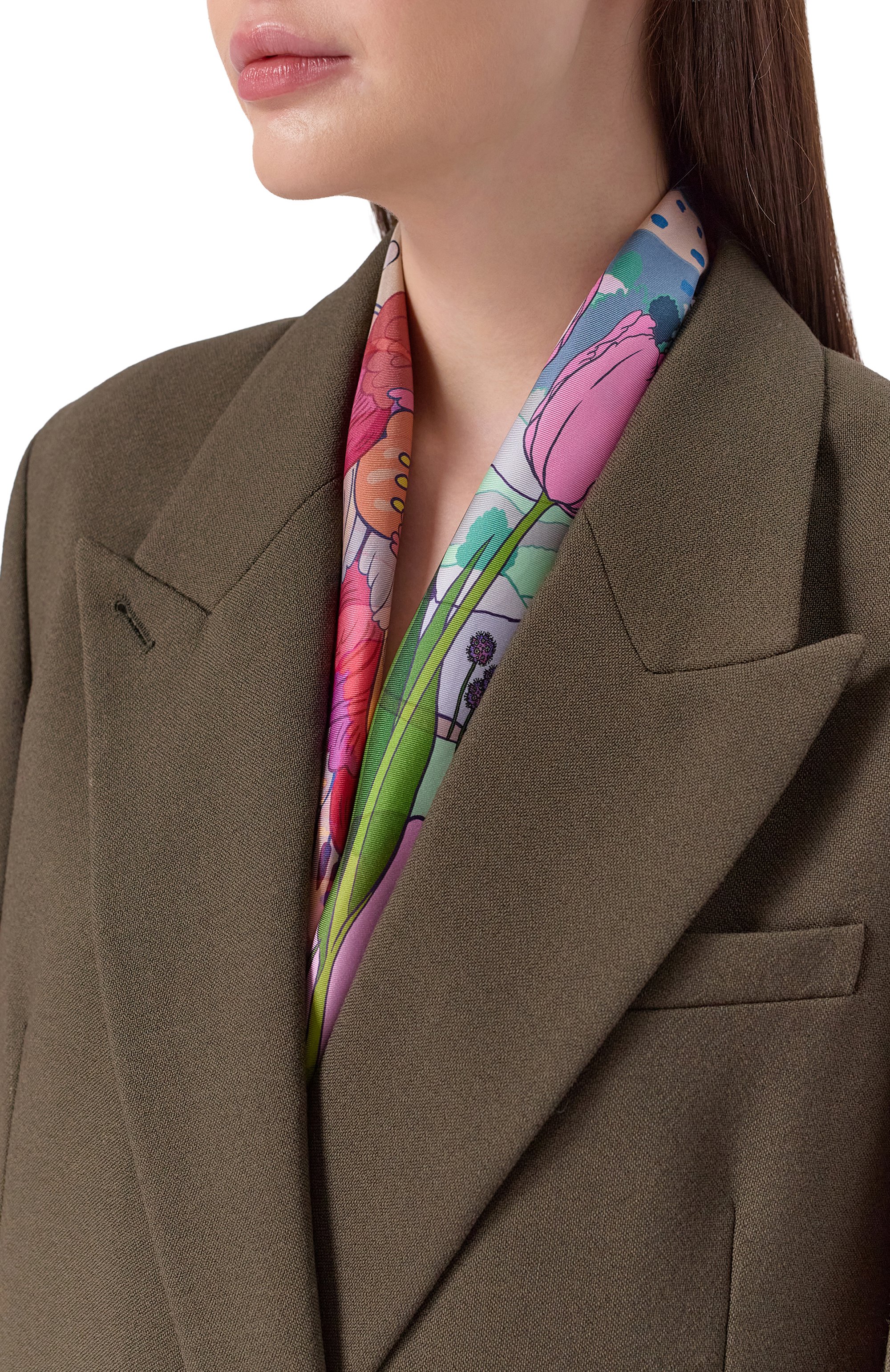 Шелковый платок umbrella RADICAL CHIC, арт. 272862.07.02, фото 2