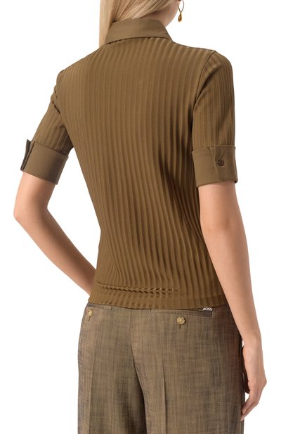 Поло из вискозы BOSS, арт. 50532051, фото 4