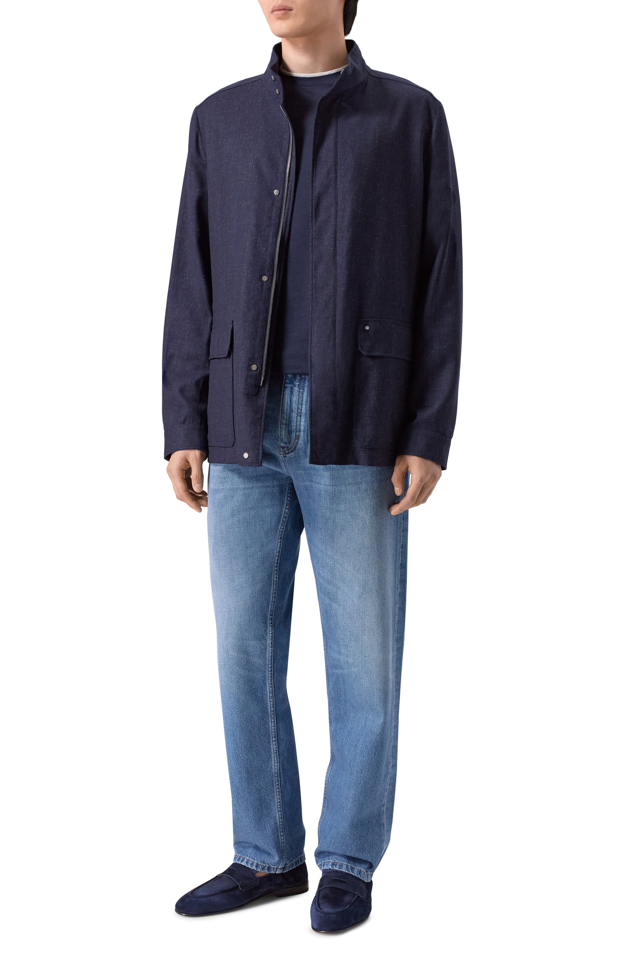 Замшевые пенни-лоферы H`D`S`N BARACCO, арт. 76411.S.3*/CACHEMIRE, фото 2