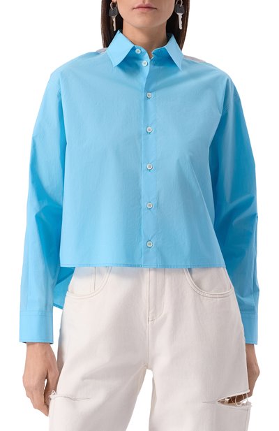 Хлопковая рубашка MM6, арт. S52DT0042/M35256, фото 3