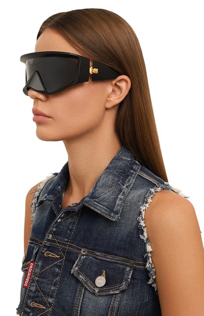 Солнцезащитные очки BALMAIN черного цвета по цене 144000 руб., арт. BPS-157A, фото 2 Солнцезащитные очки BALMAIN, арт. BPS-157A, фото 2