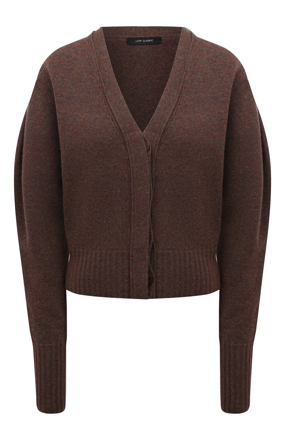 Кардиган из шерсти и кашемира LOW CLASSIC, арт. L0W21FW_KN04BR, фото 1