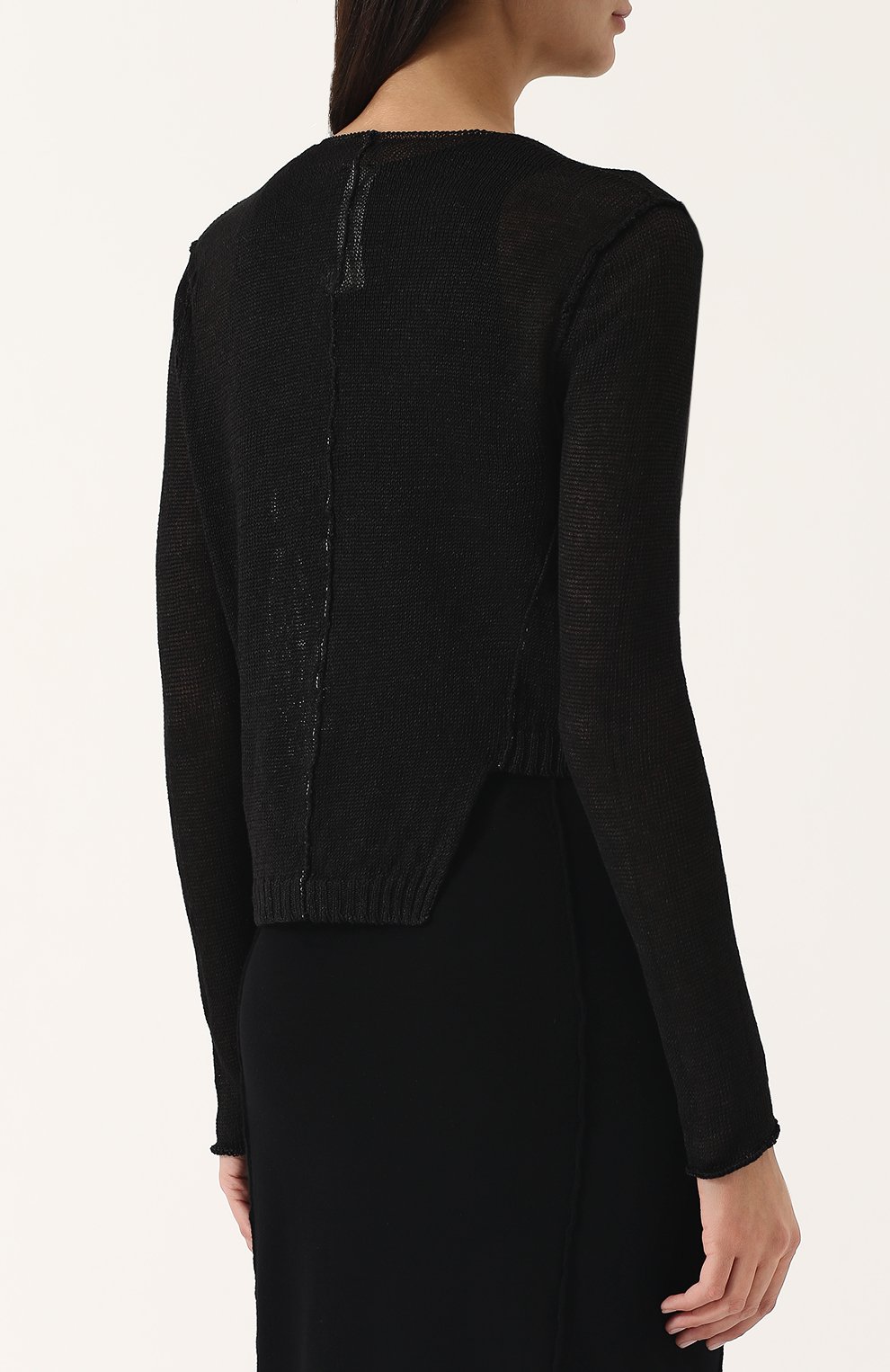 Пуловер с v-образным вырезом из льна ISABEL BENENATO, арт. WK31S18, фото 4