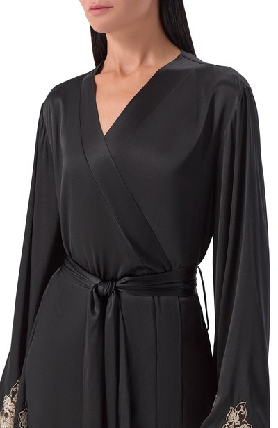 Шелковый халат I.D. SARRIERI, арт. L4676, фото 5