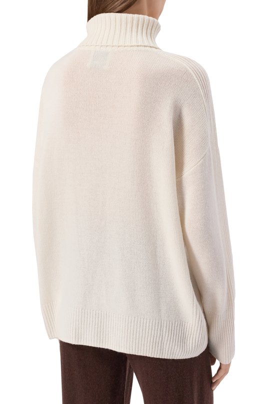 Кашемировый свитер Allude 255/11156 Кремовый  255/11156 Фото 4