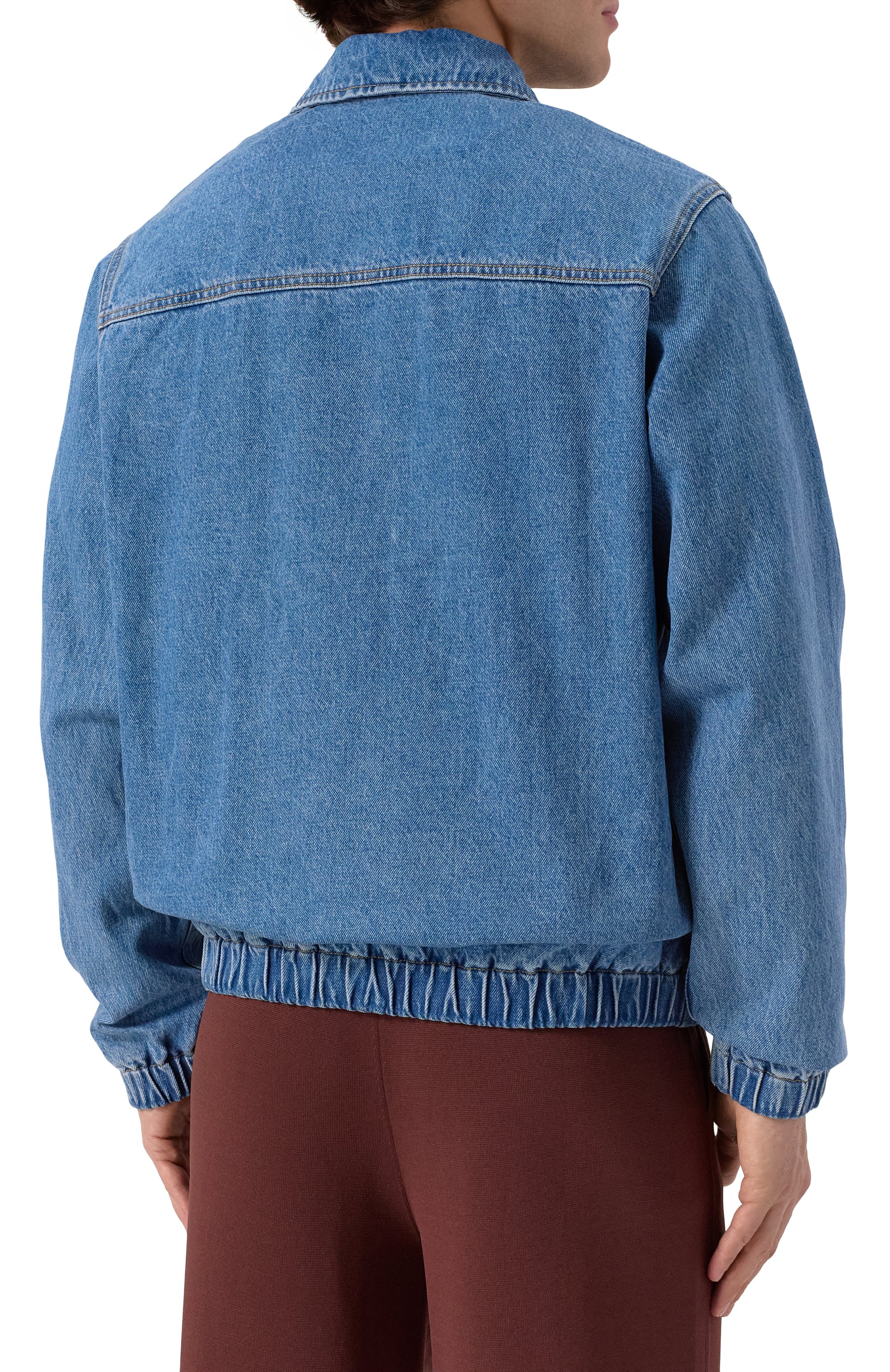 Джинсовый бомбер 12 STOREEZ, арт. 129647, фото 4