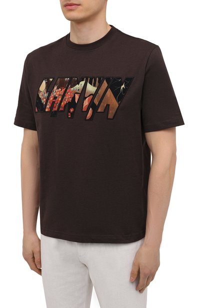 Хлопковая футболка LANVIN, арт. RM-TS0002-J017-E21, фото 3