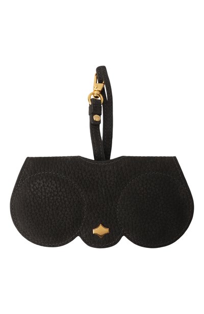 Женские футляр для очков из нубука ANY DI, арт. SP101602 KHAKI NUBUCK