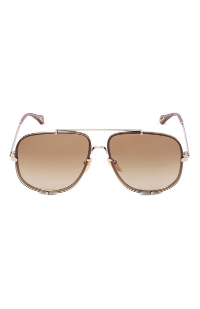Солнцезащитные очки CHLOÉ коричневого цвета по цене 48400 руб., арт. CH0348S 003, фото 3 Солнцезащитные очки CHLOÉ, арт. CH0348S 003, фото 3