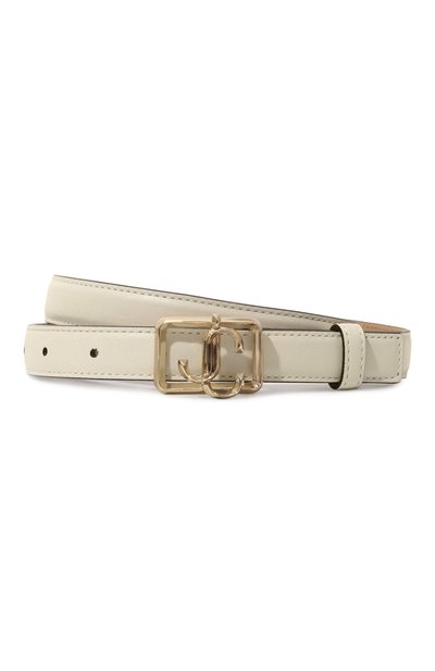 Женский кожаный ремень JIMMY CHOO, арт. JC SQUARE BELT/PKR