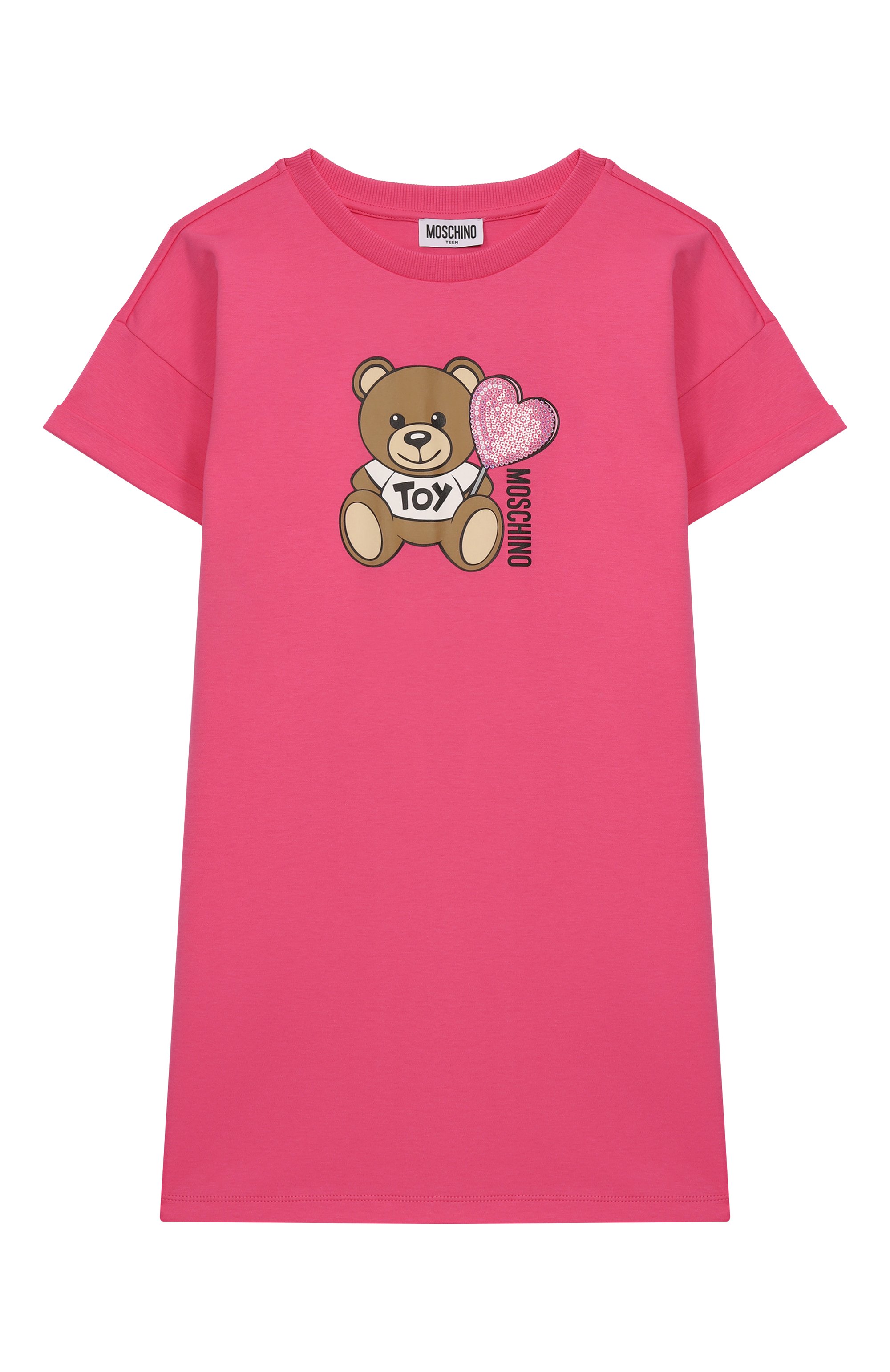 Хлопковое платье MOSCHINO, арт. HDV0G9/LAA40/10-14, фото 1