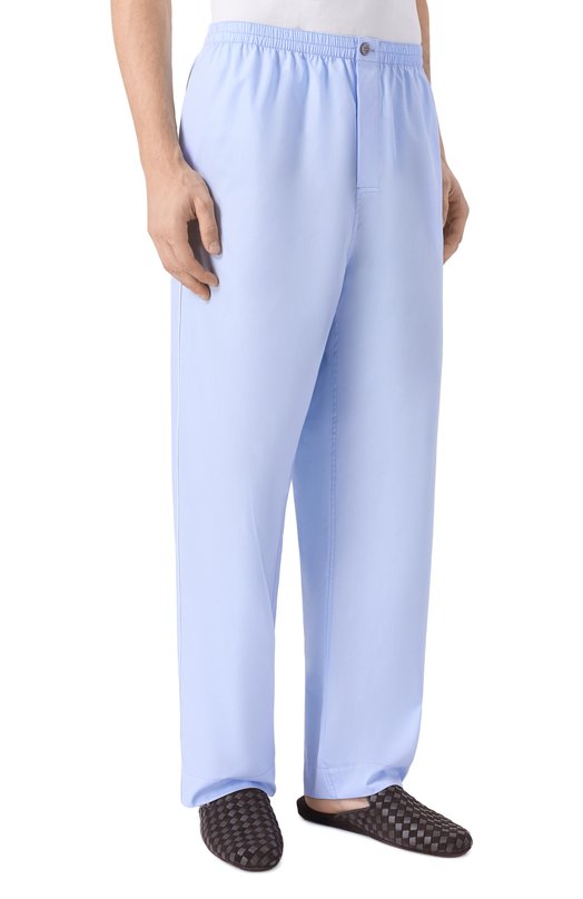 Хлопковые домашние брюки Kiton UNWT005K0244H04 Синий  UNWT005K0244H04 Фото 3