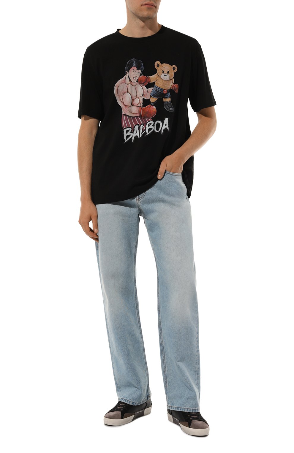 Хлопковая футболка BISIBIGLIO, арт. TEDDY VS R0CKY, фото 2