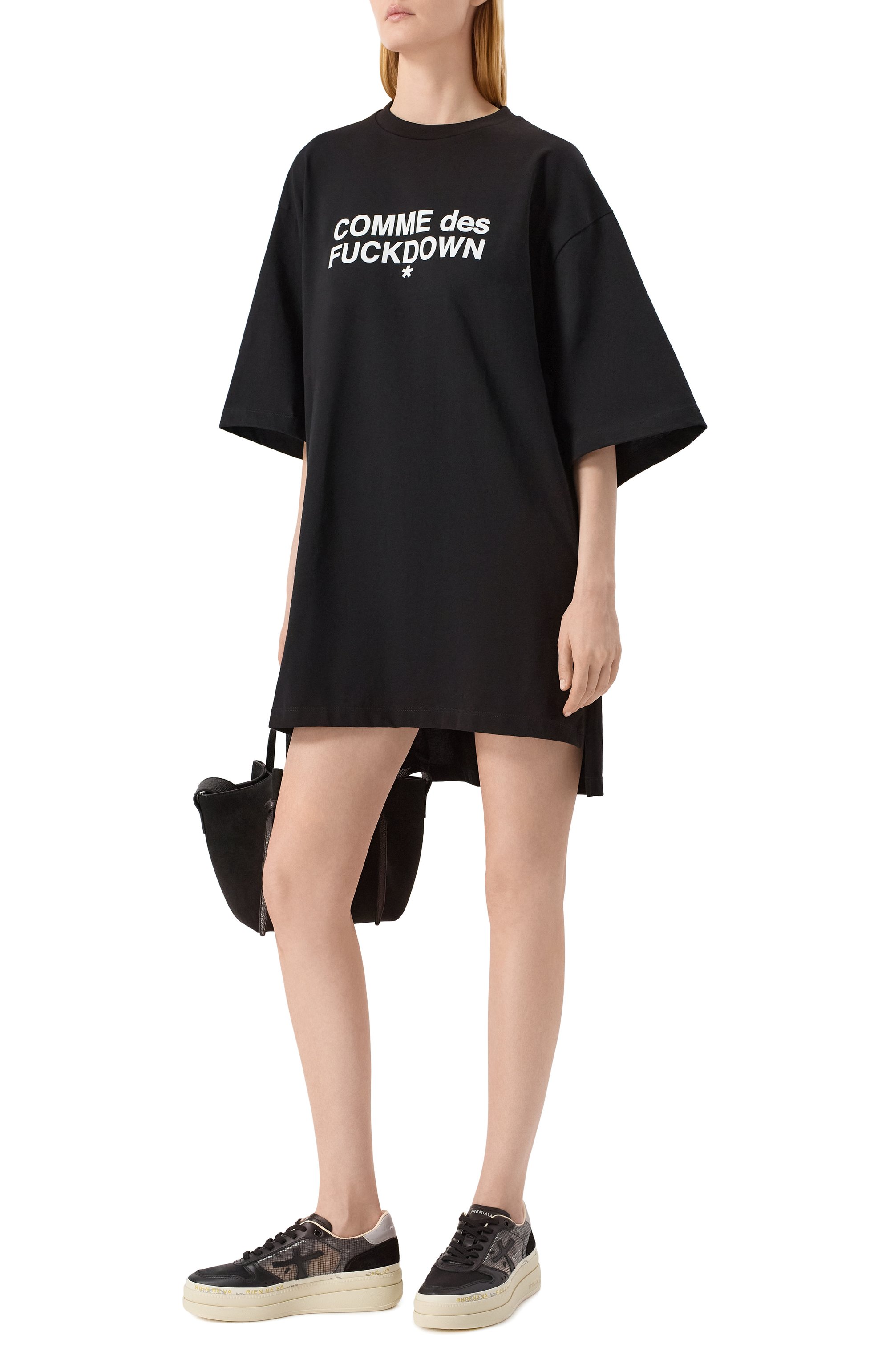 Хлопковое платье COMME DES FUCKDOWN, арт. CFABW01208, фото 2