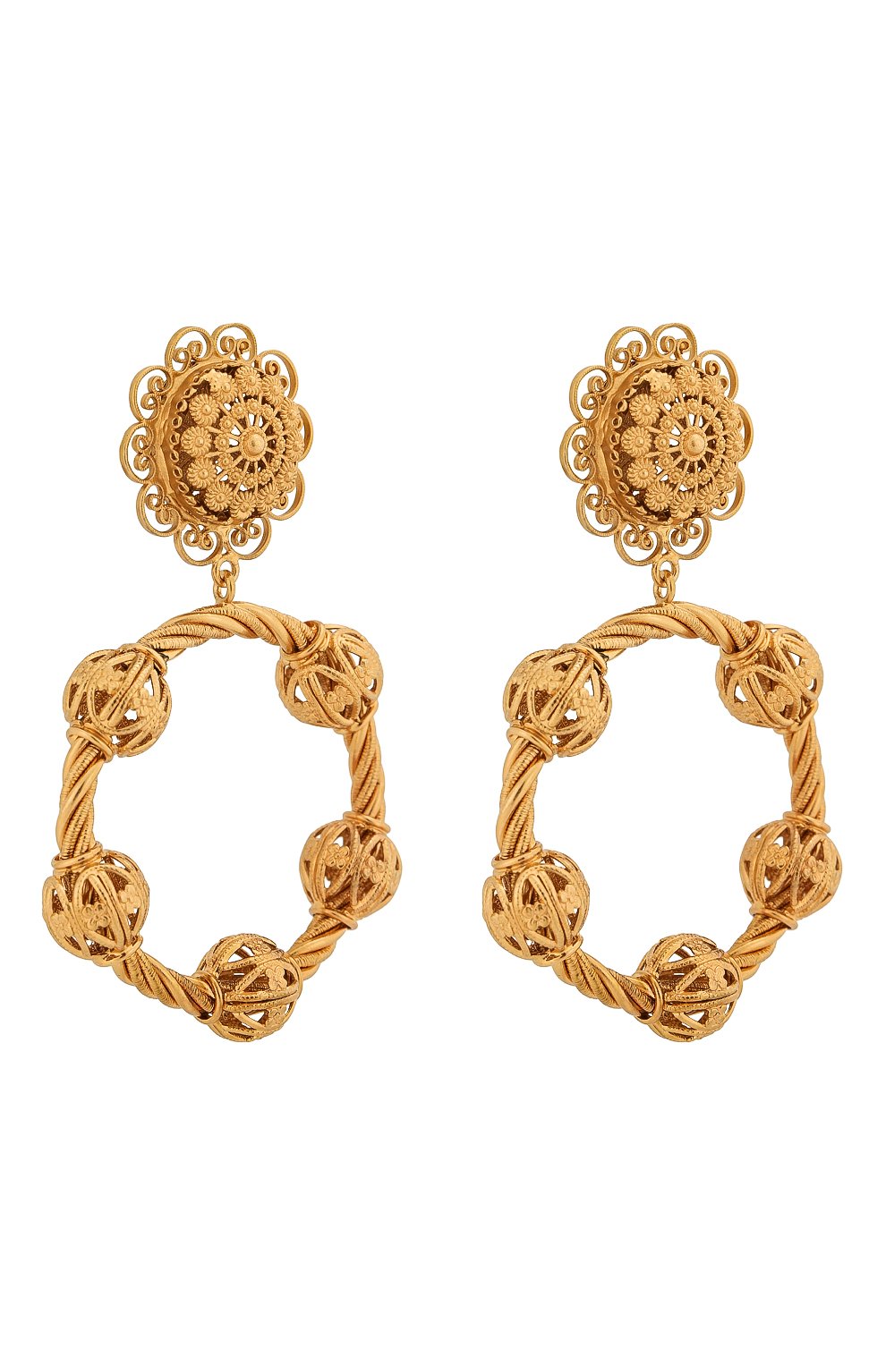 Серьги-клипсы DOLCE & GABBANA, арт. WEL4S1/W1111, фото 3