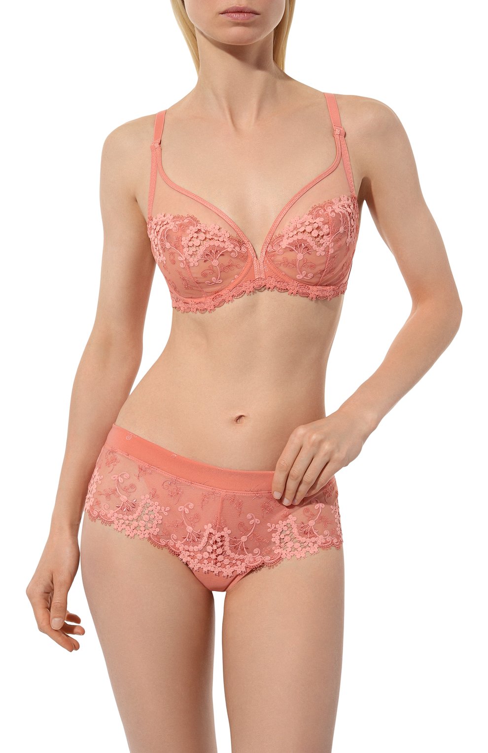 Бюстгальтер SIMONE PERELE розового цвета по цене 18440 руб., арт. 12B319, фото 2 Бюстгальтер SIMONE PERELE, арт. 12B319, фото 2