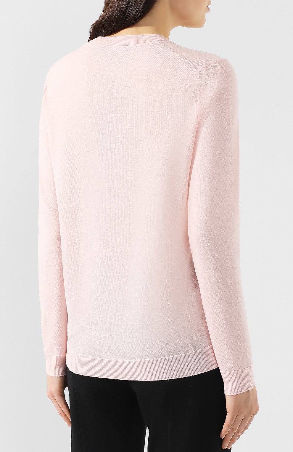 Шерстяной пуловер EMPORIO ARMANI розового цвета по цене 25900 руб., арт. 3G2MY2/2M8CZ, фото 4 Шерстяной пуловер EMPORIO ARMANI, арт. 3G2MY2/2M8CZ, фото 4