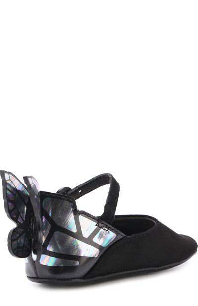 Замшевые туфли с аппликацией SOPHIA WEBSTER MINI, арт. MAW16015, фото 3