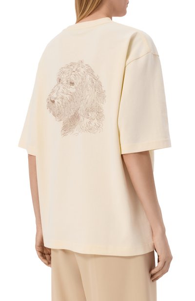 Хлопковая футболка JACQUEMUS, арт. 26HTSU00346/AJ00226, фото 4