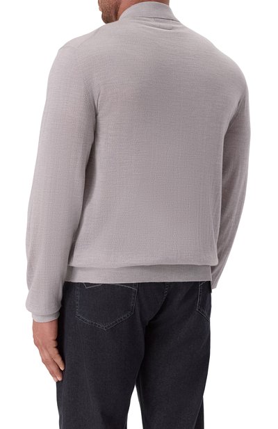 Поло из шерсти и кашемира CORTIGIANI, арт. 3AS304, фото 4