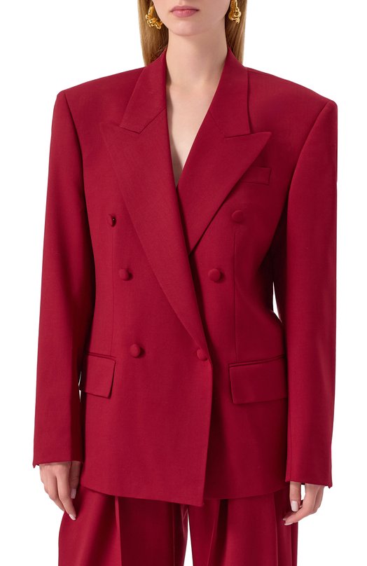 Шерстяной жакет Jacob Lee WWB2060AW25-0VER-NR Бордовый  WWB2060AW25-0VER-NR Фото 3