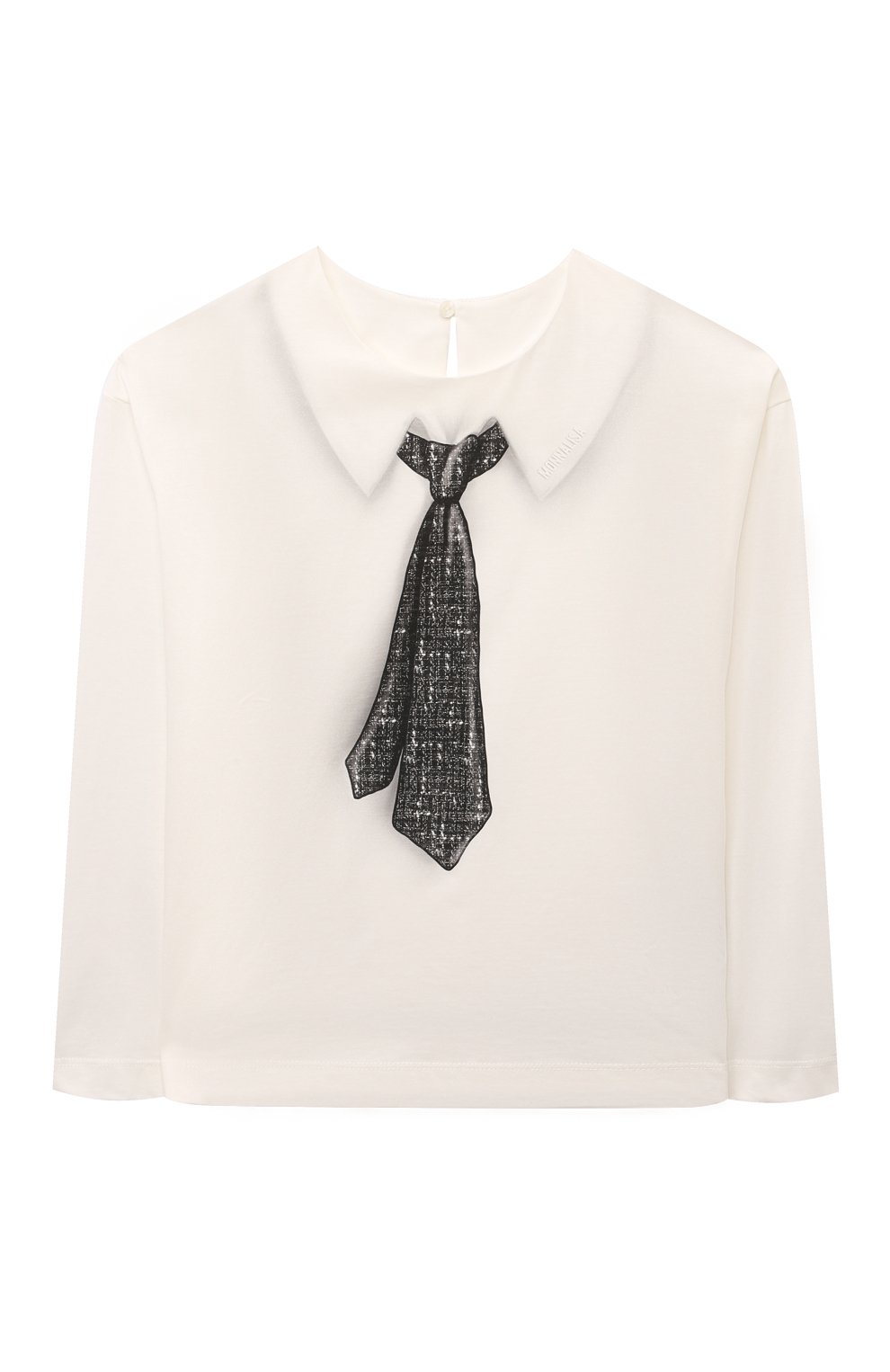 Хлопковый лонгслив MONNALISA, арт. 41D602, фото 1