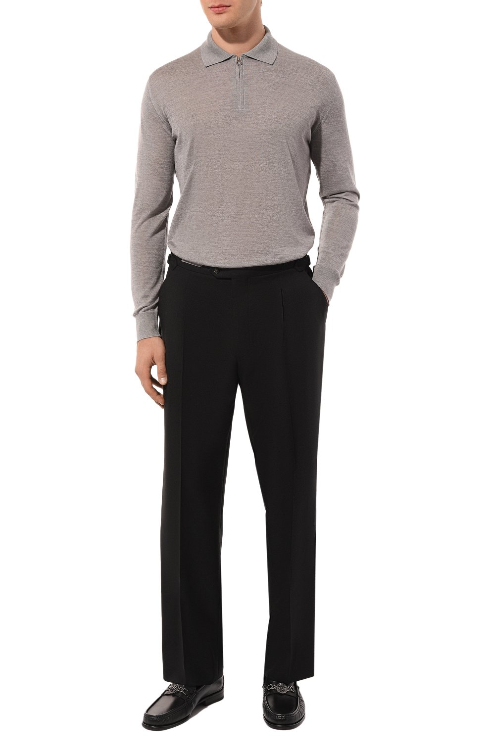 Шерстяные брюки CORNELIANI, арт. 944L26-9418350, фото 2