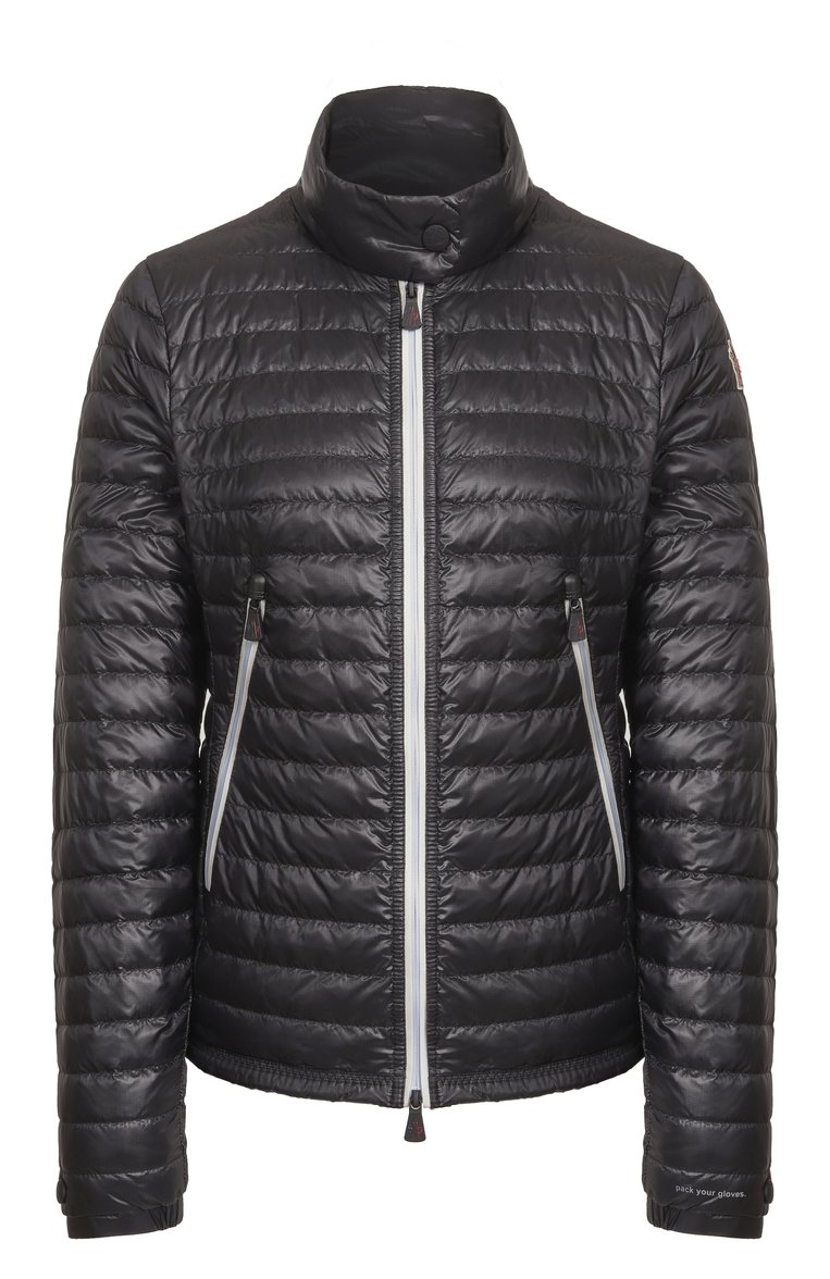 Женский пуховая куртка MONCLER GRENOBLE черного цвета, арт. 1A000085/8595B | Фото 1 (Материал внешний: Синтетический материал; Рукава: Длинные; Материал подклада: Синтетический материал; Материал утеплителя: Пух и перо; Длина (верхняя одежда): Короткие; Кросс-КТ: Куртка, Утепленные; Женское Кросс-КТ: Подстежка; Стили: Спорт)