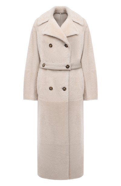 Женская шуба из овчины ANNE VEST, арт. AW21/01/206/01/TRENCH C0AT