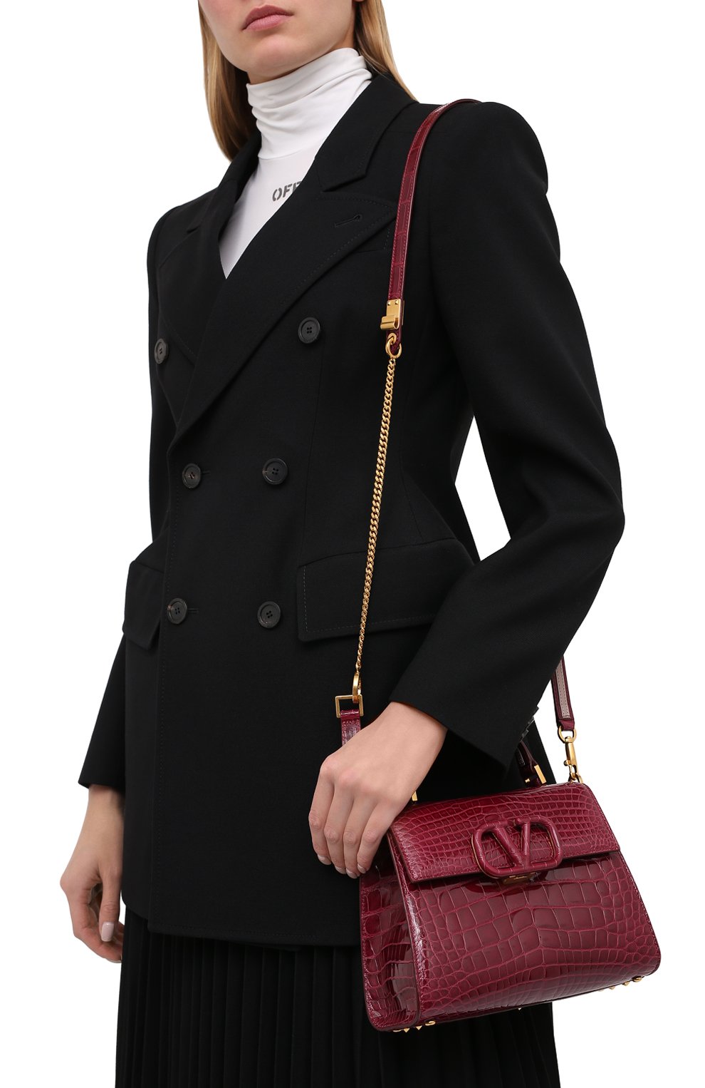 Сумка vsling из кожи аллигатора VALENTINO, арт. UW2B0F53/XDE/AMIS, фото 7