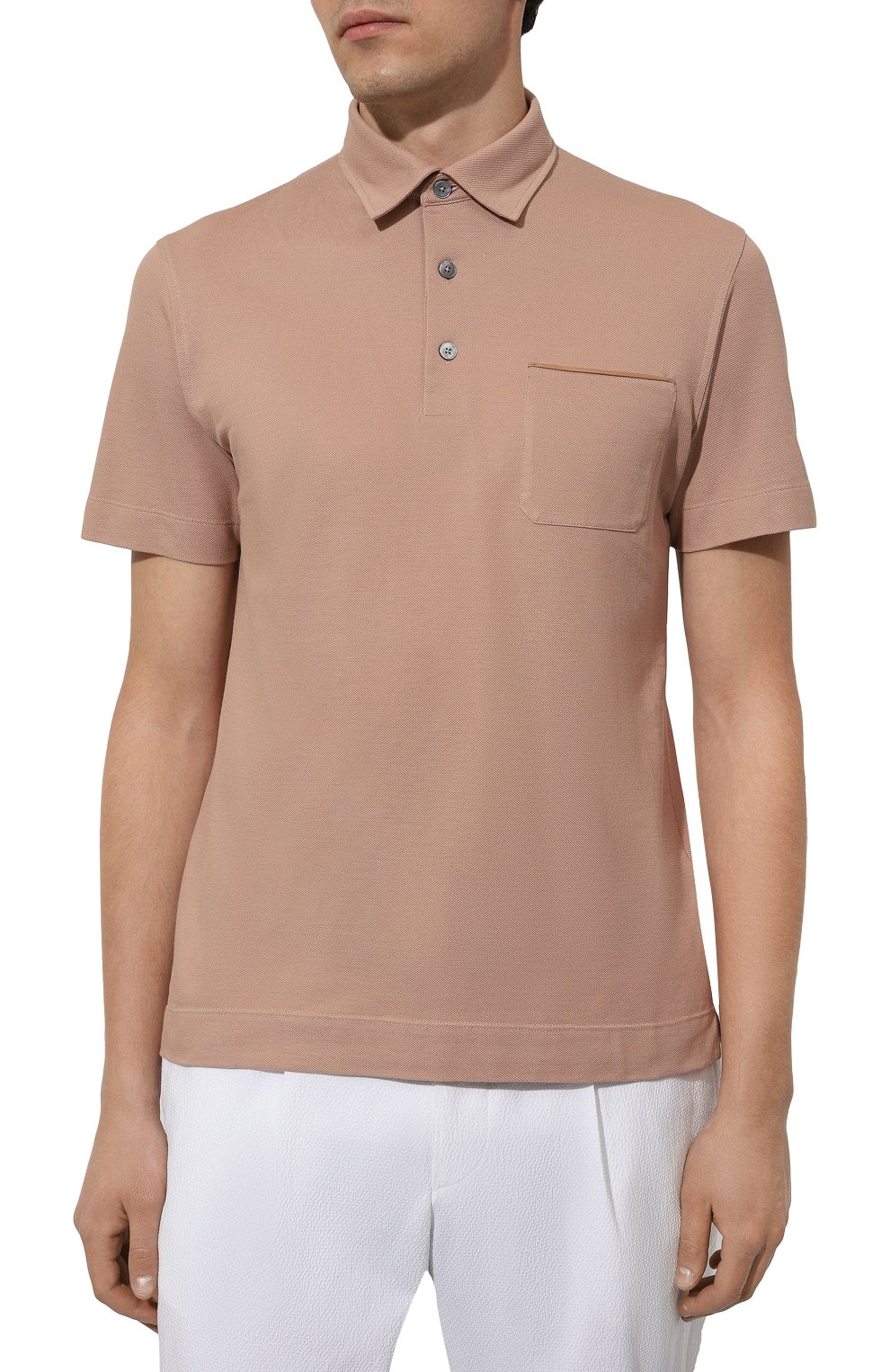 Хлопковое поло ZEGNA, арт. UD392A7/D752, фото 3