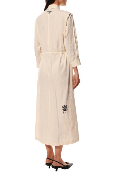 Хлопковое платье PRADA, арт. P3G73-10M6-F0304-221, фото 4