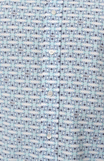 Хлопковая рубашка ZILLI, арт. LINAM5M010003250Q, фото 5