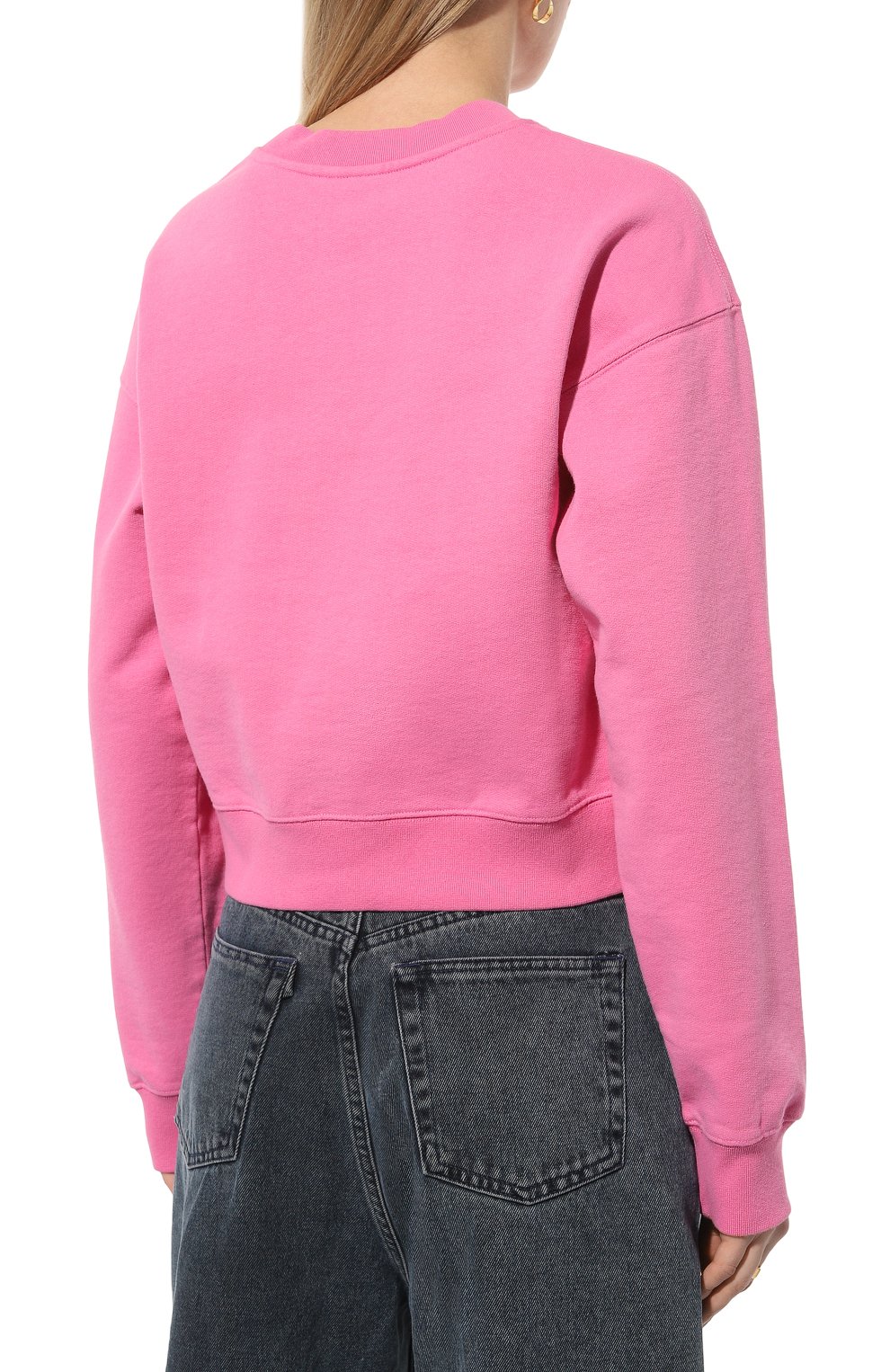 Хлопковый свитшот JACQUEMUS розового цвета по цене 35150 руб., арт. 24E241JS1632341, фото 4 Хлопковый свитшот JACQUEMUS, арт. 24E241JS1632341, фото 4